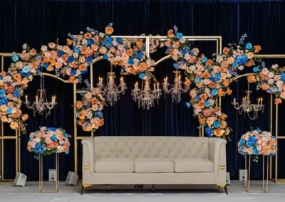 floral design for central stage weddings