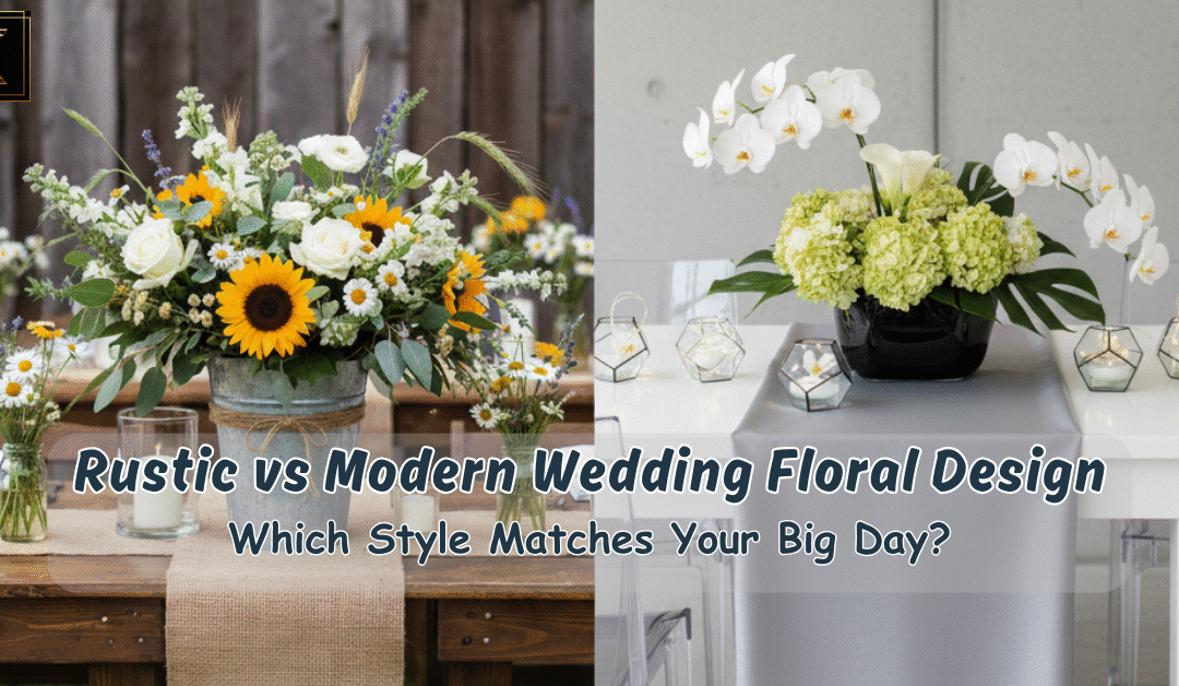 Rustic vs Modern Wedding Floral Design: Which Style Matches Your Big Day?