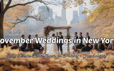 November Weddings in New York: Why It’s the Best Month for Pricing + Availability