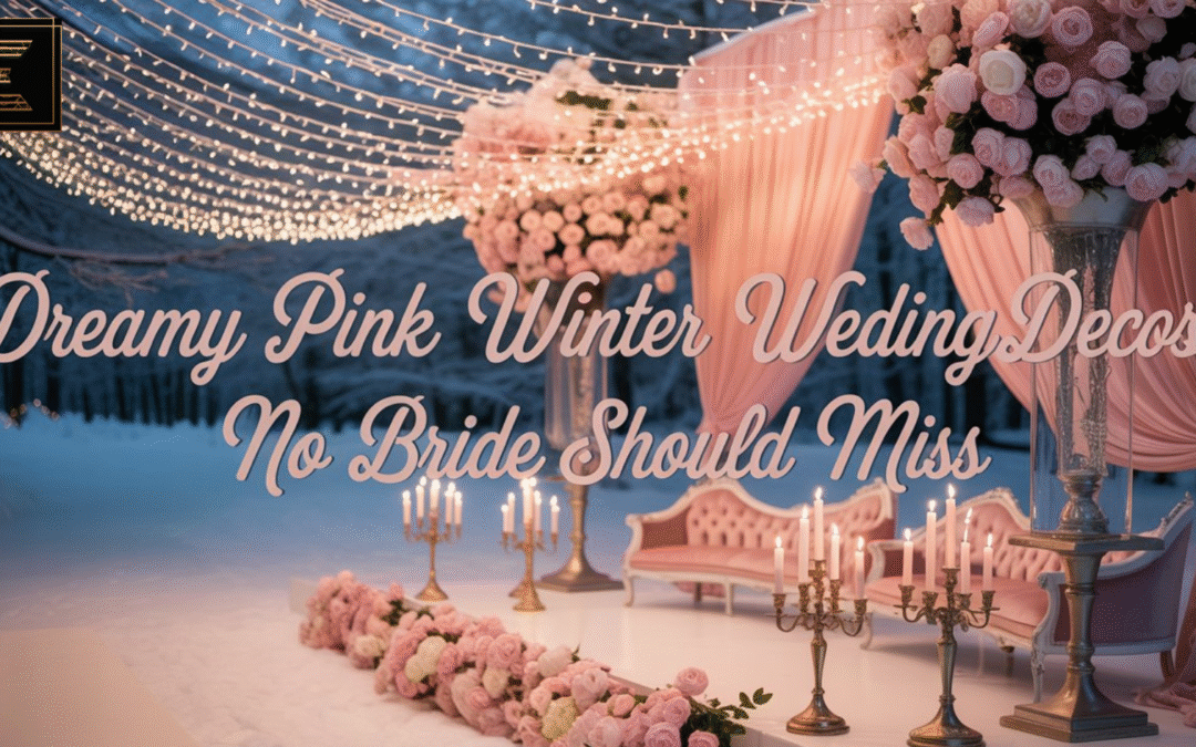 Dreamy Pink Winter Wedding Decor Ideas No Bride Should Miss