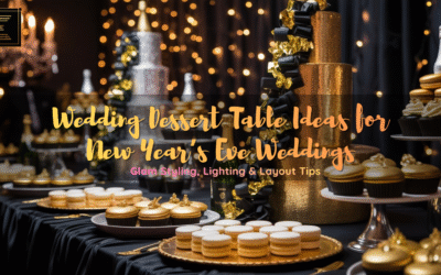 Wedding Dessert Table Ideas for New Year’s Eve Weddings: Glam Styling, Lighting & Layout Tips